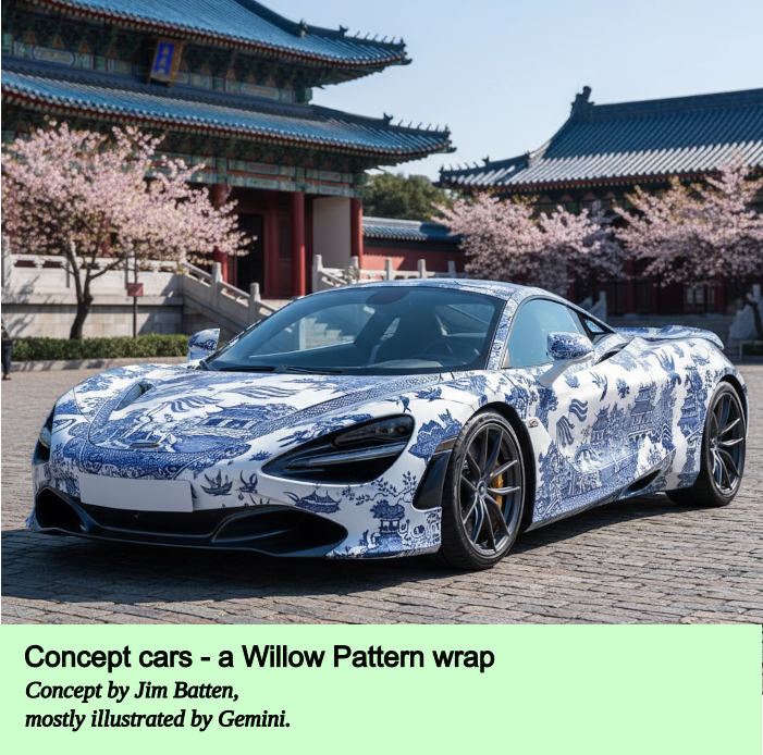 Willow pattern wrap concept